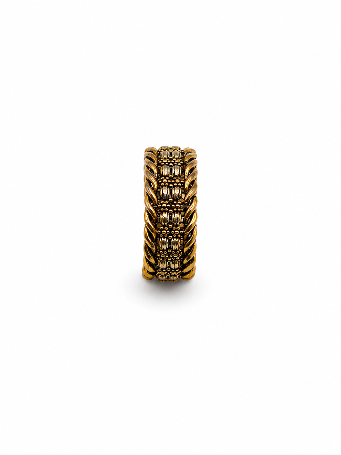 Antique Gold Plated Silver Band