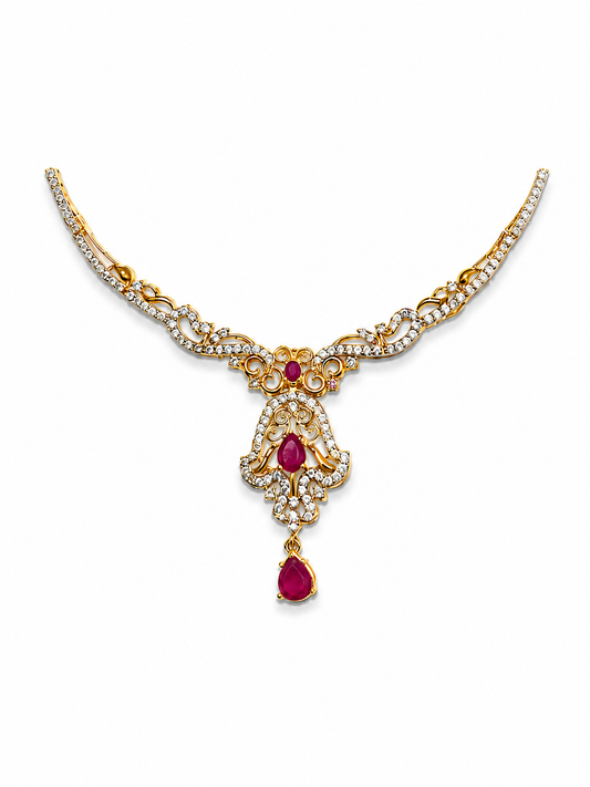 Crimson Necklace Set
