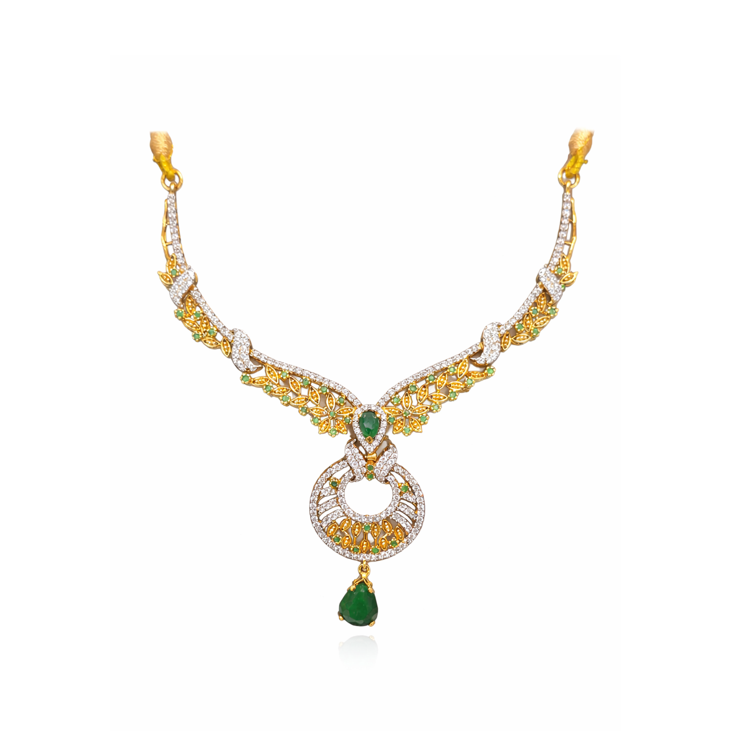 Zarqash Green Essence Necklace Set