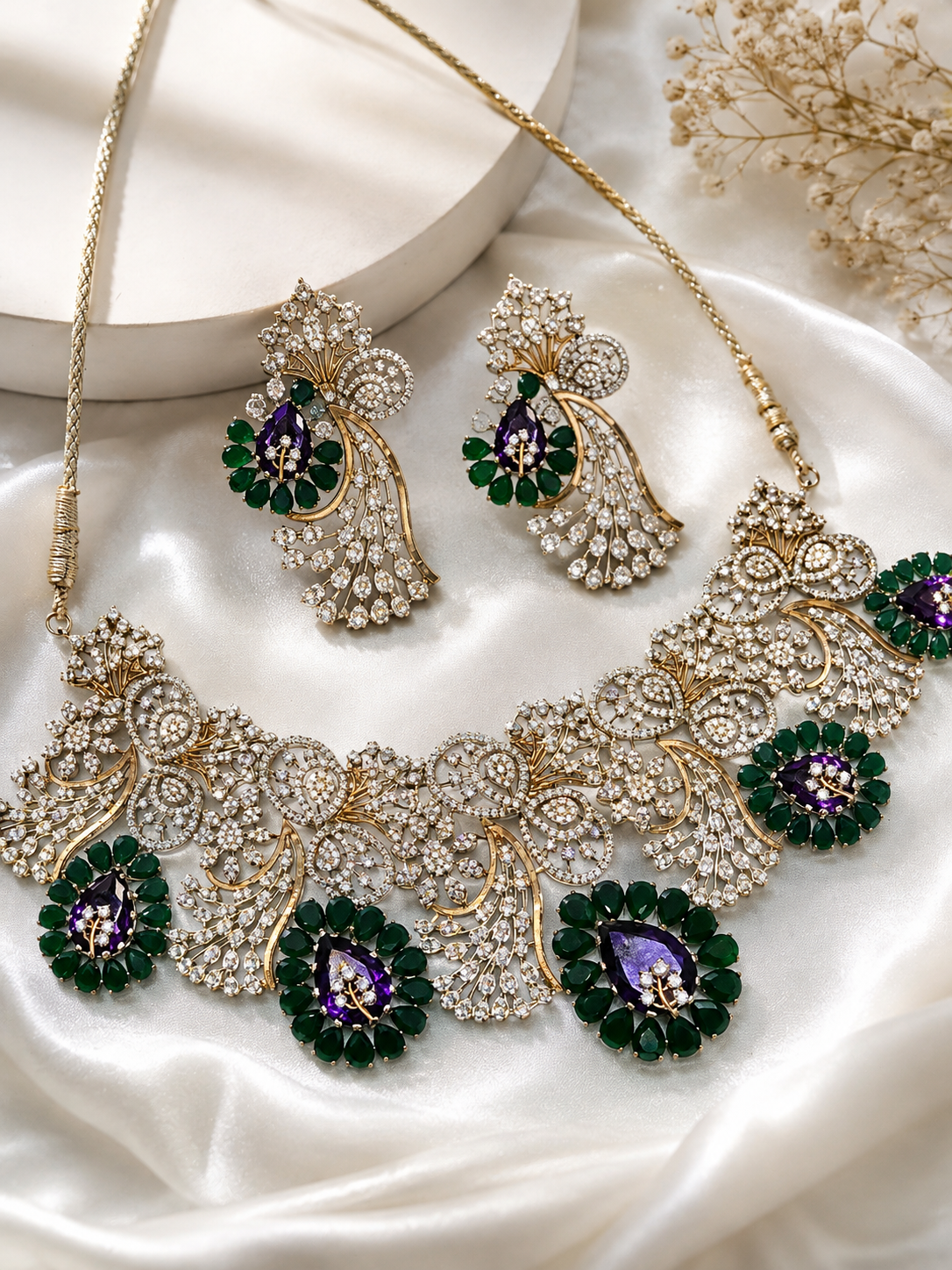 Peacock Bridal Set