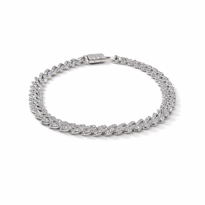 Iced Cuban Luxe Bracelet – 925 Sterling Silver