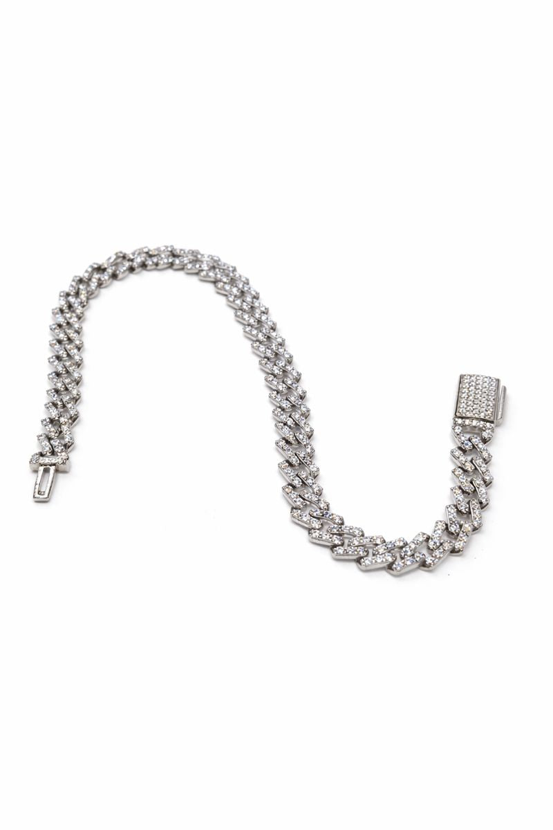 Iced Cuban Luxe Bracelet – 925 Sterling Silver