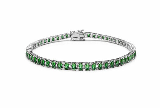 Royale Green Tennis Bracelet