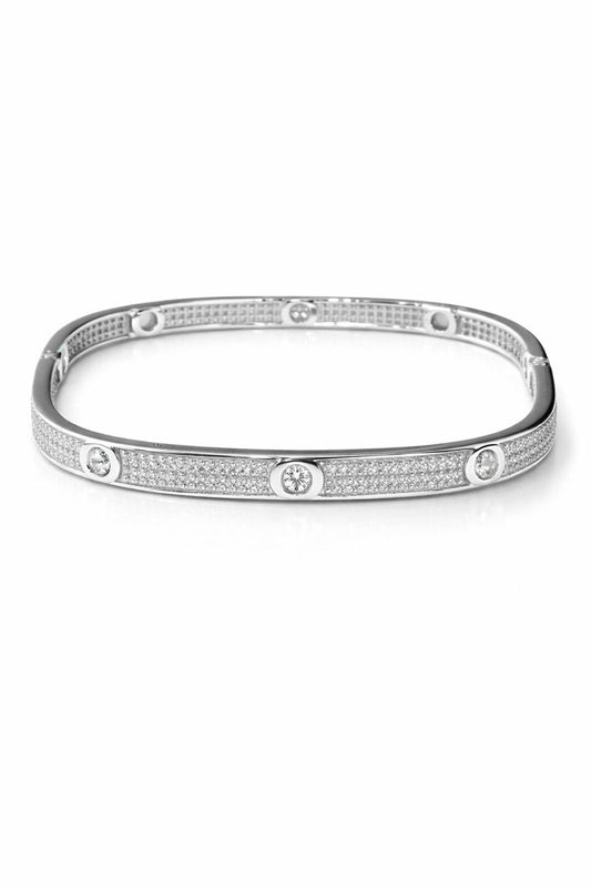 Luxe Linea Zircon Bangle