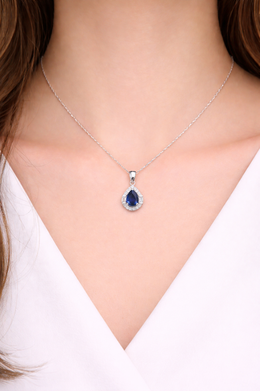 Imperial Blue Drop Pendant