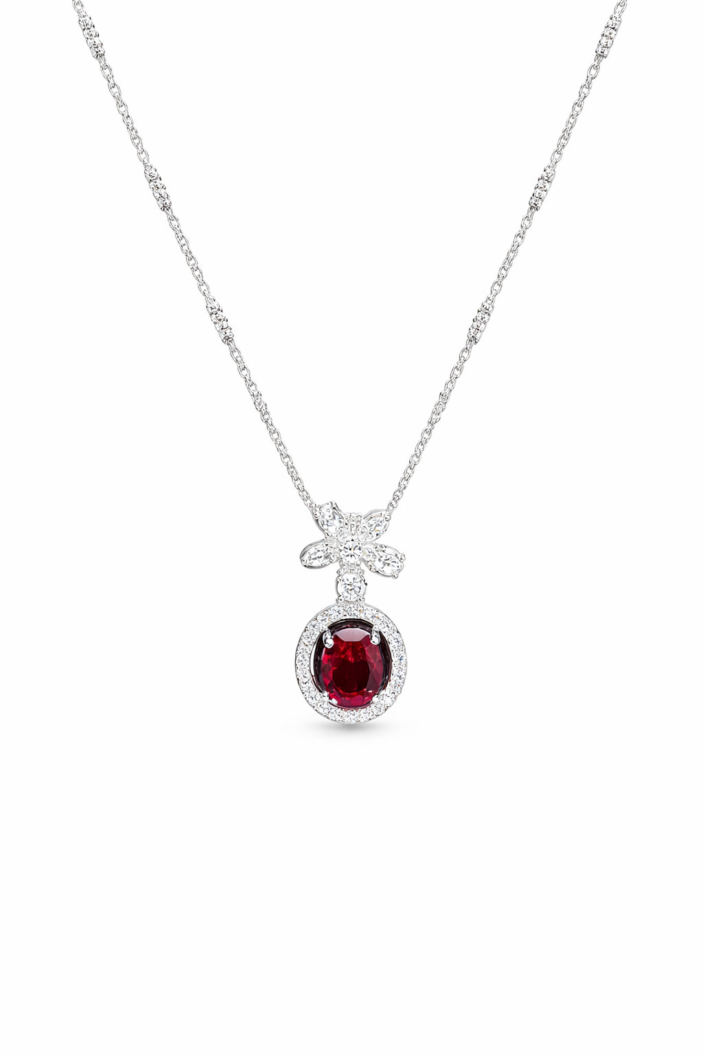 Crimson Bloom Pendant