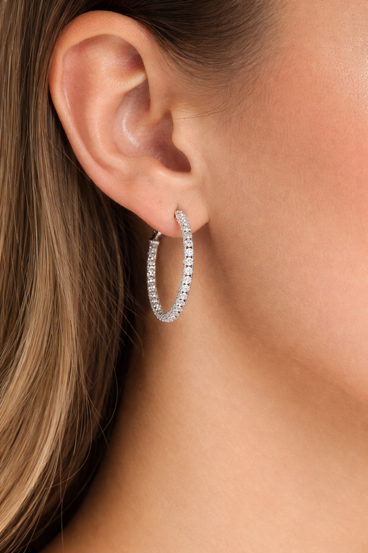 Luminous Hoop Earrings