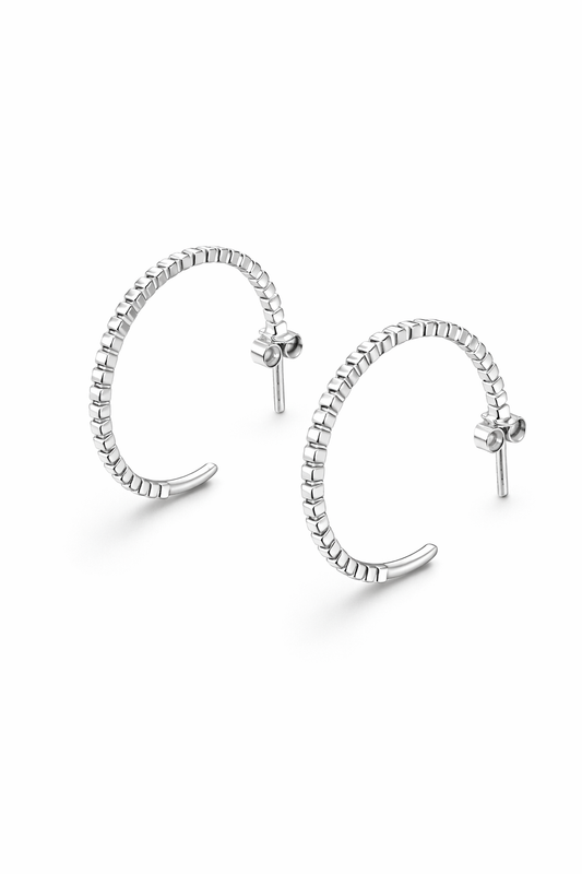 Luminous Hoop Earrings