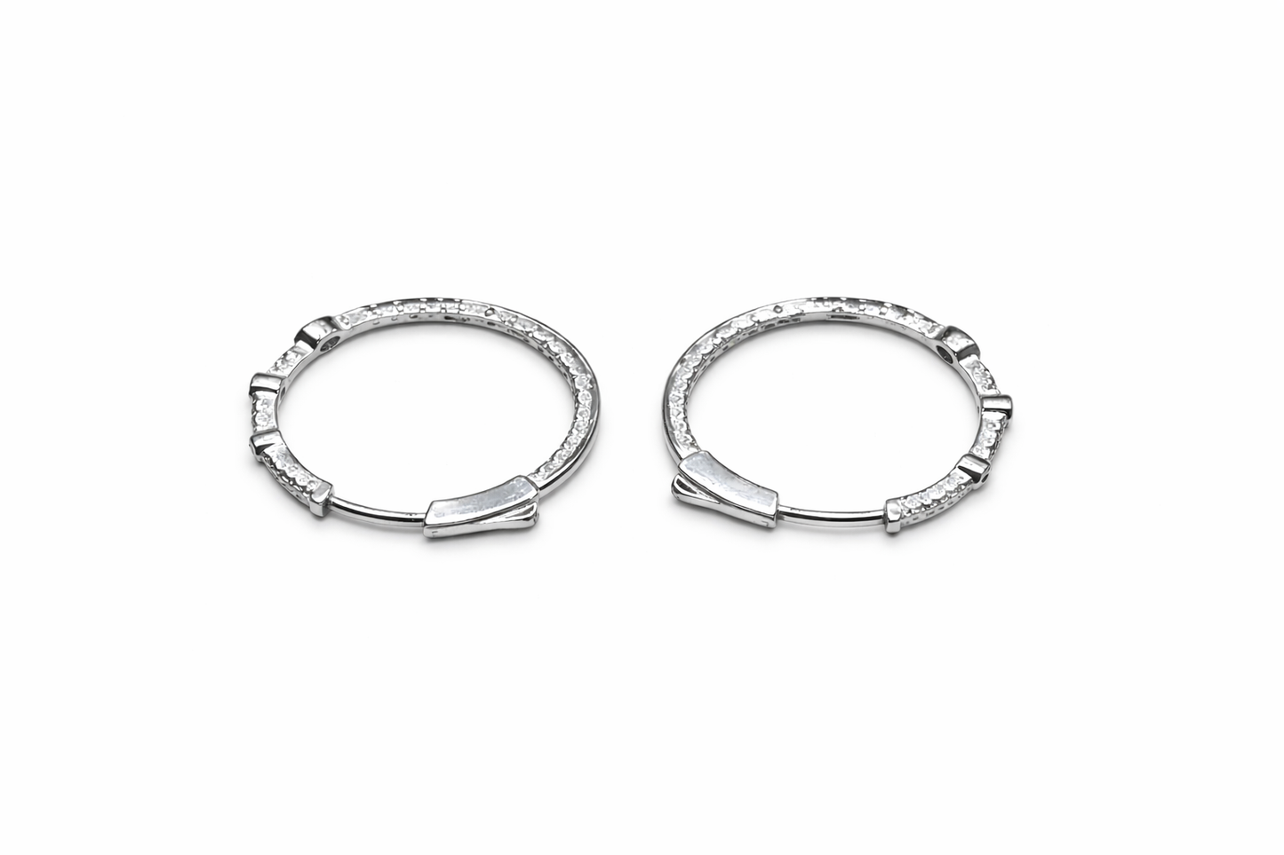 Royal Gleam Hoop Earrings