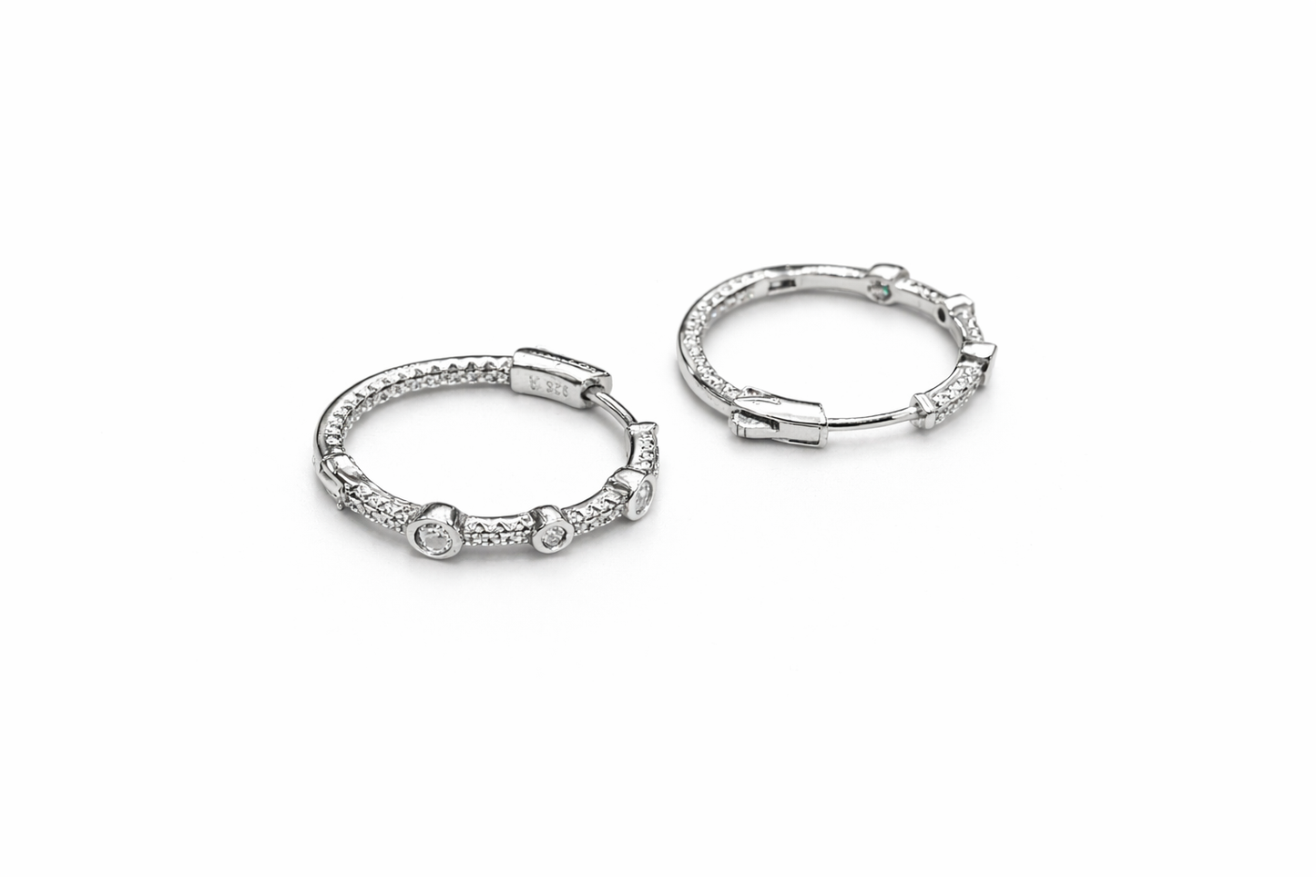 Royal Gleam Hoop Earrings