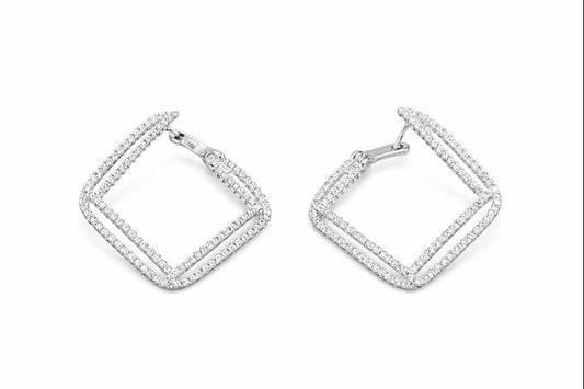 Luxe Square Hoop Earrings