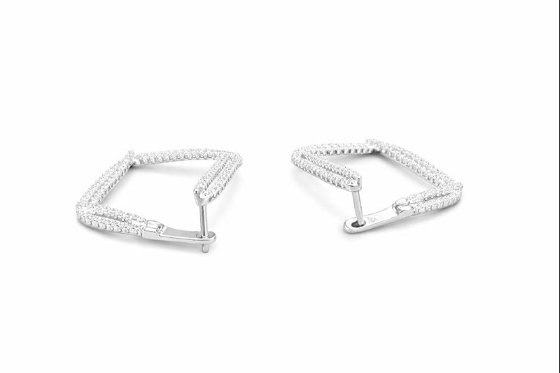 Luxe Square Hoop Earrings