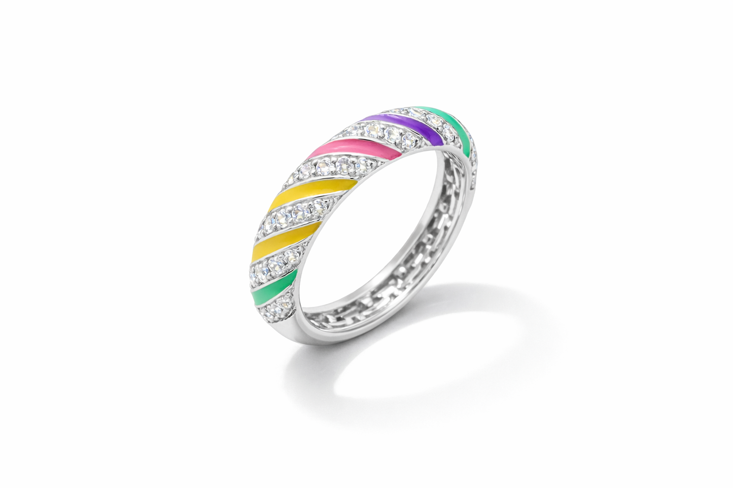 Aurora Twist Prism Ring