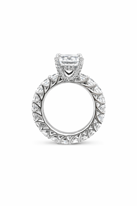 Celestia Crown Solitaire Ring