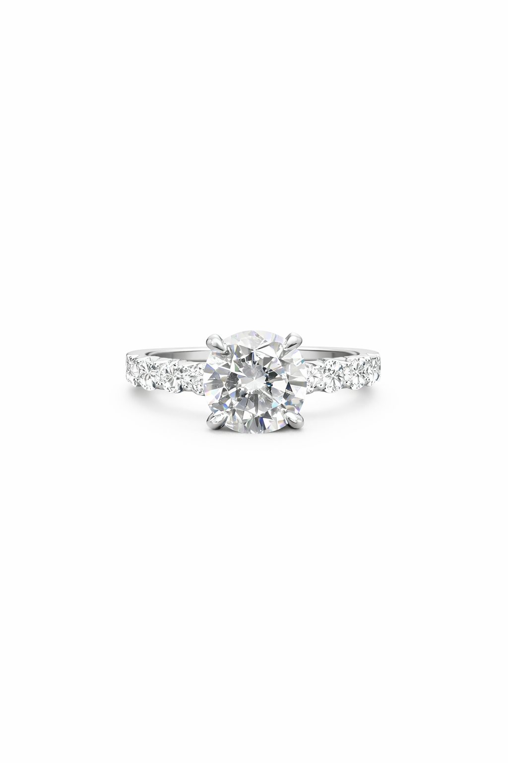Celestia Crown Solitaire Ring