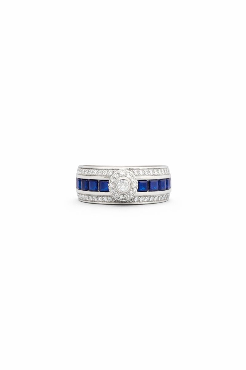 Prestige Blue Zircon Band Ring