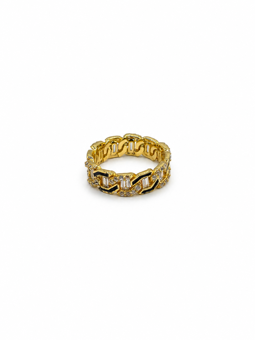 Gold Plated Silver Band for Women