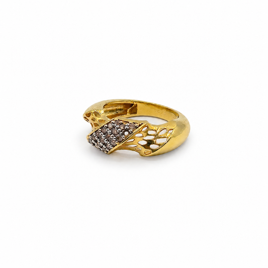 Gold Plated Silver Band