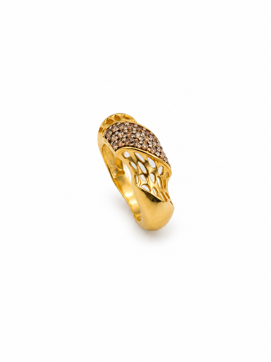 Gold Plated Silver Band