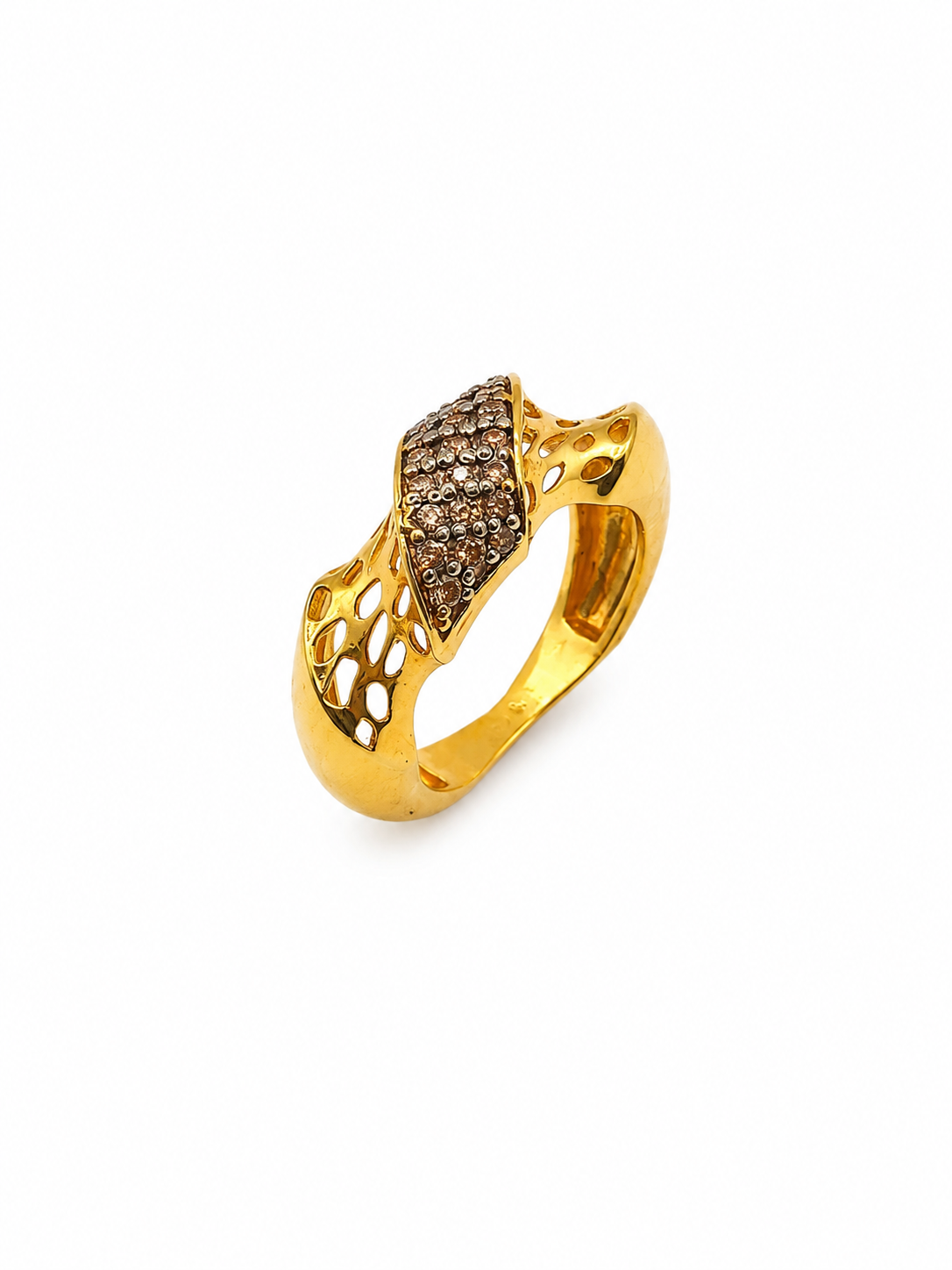Gold Plated Silver Band