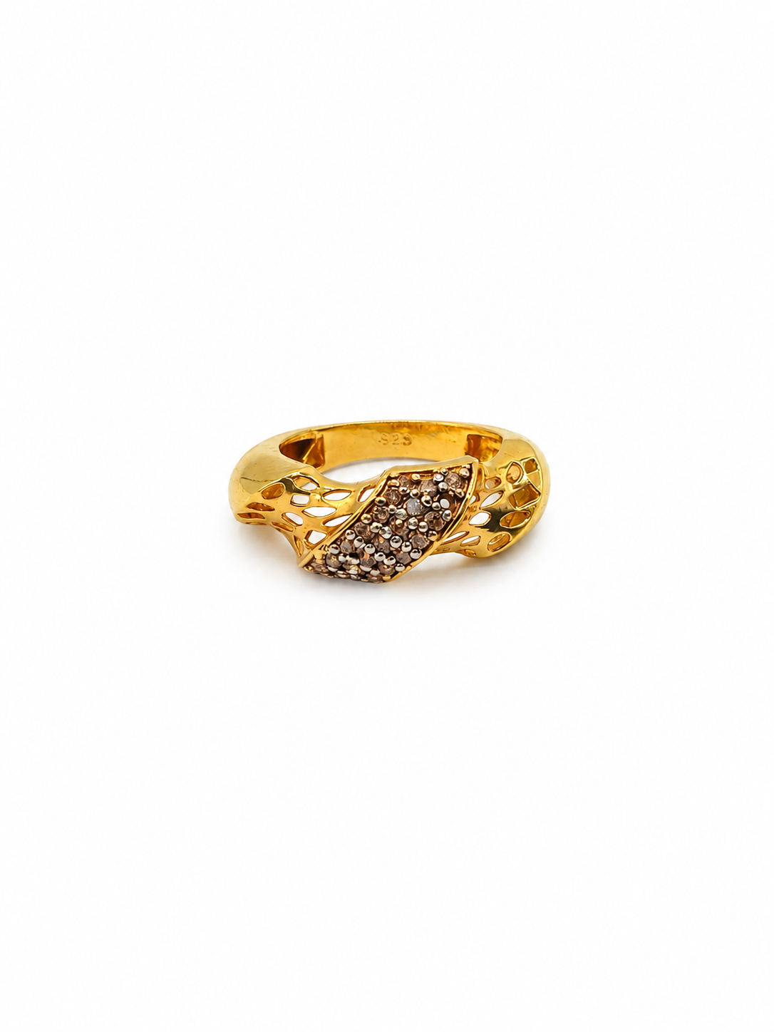 Gold Plated Silver Band