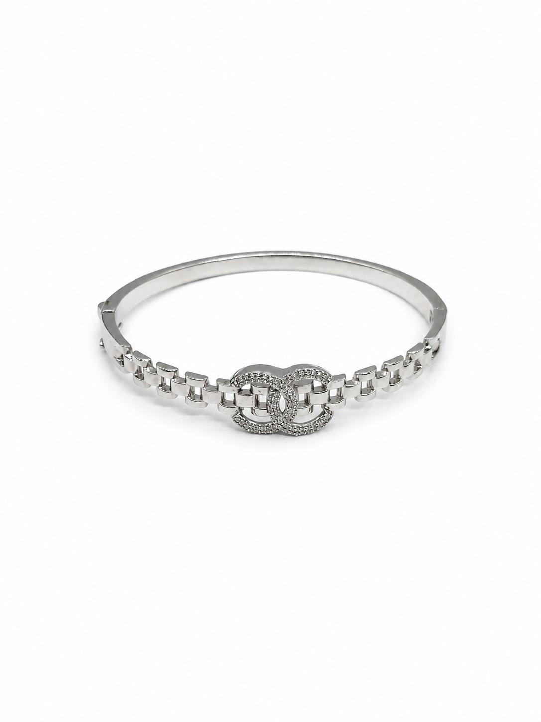 925 Silver Kara Bracelet – Rhodium Coated Sterling Silver Bracelet