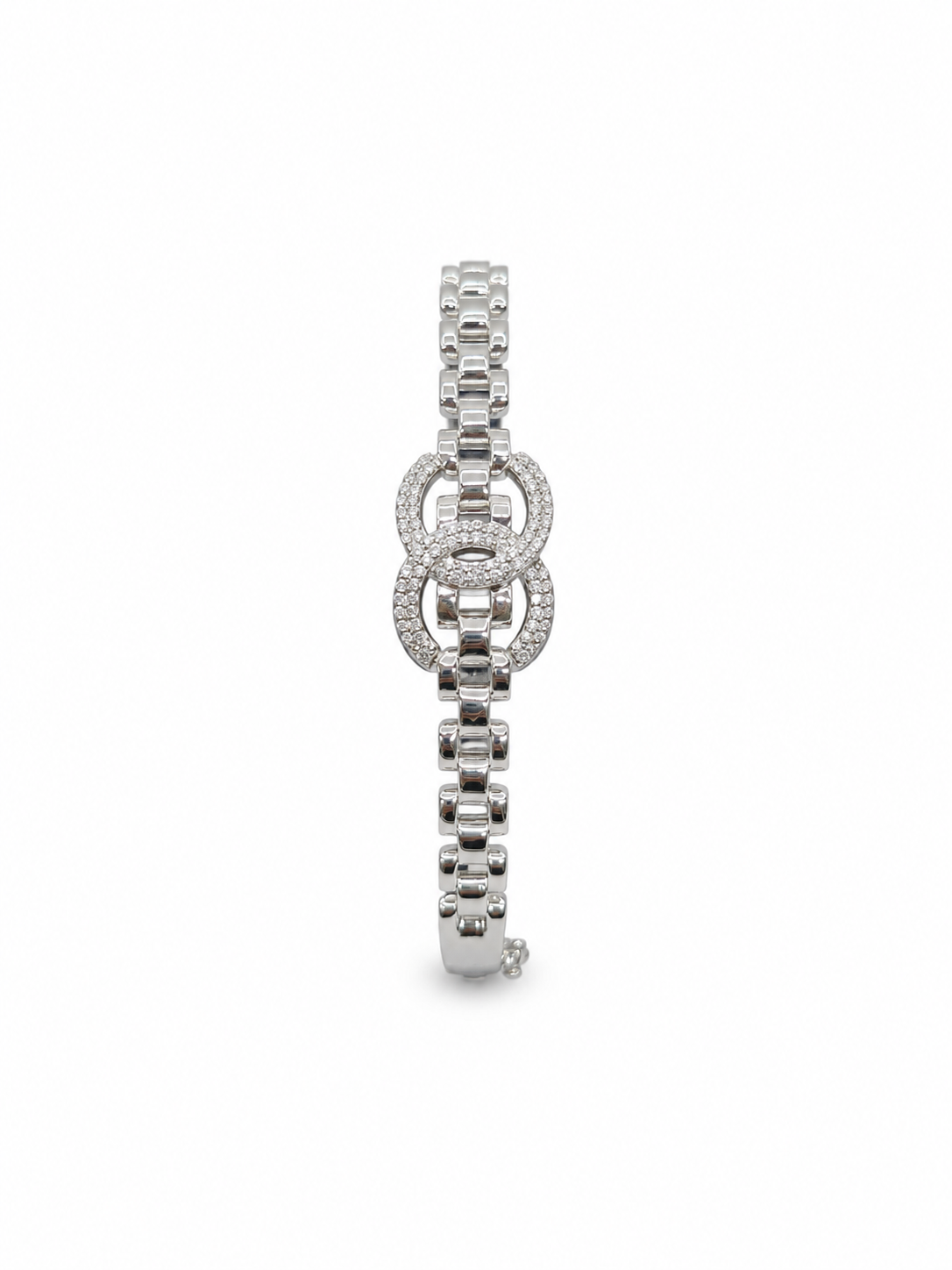 925 Silver Kara Bracelet – Rhodium Coated Sterling Silver Bracelet