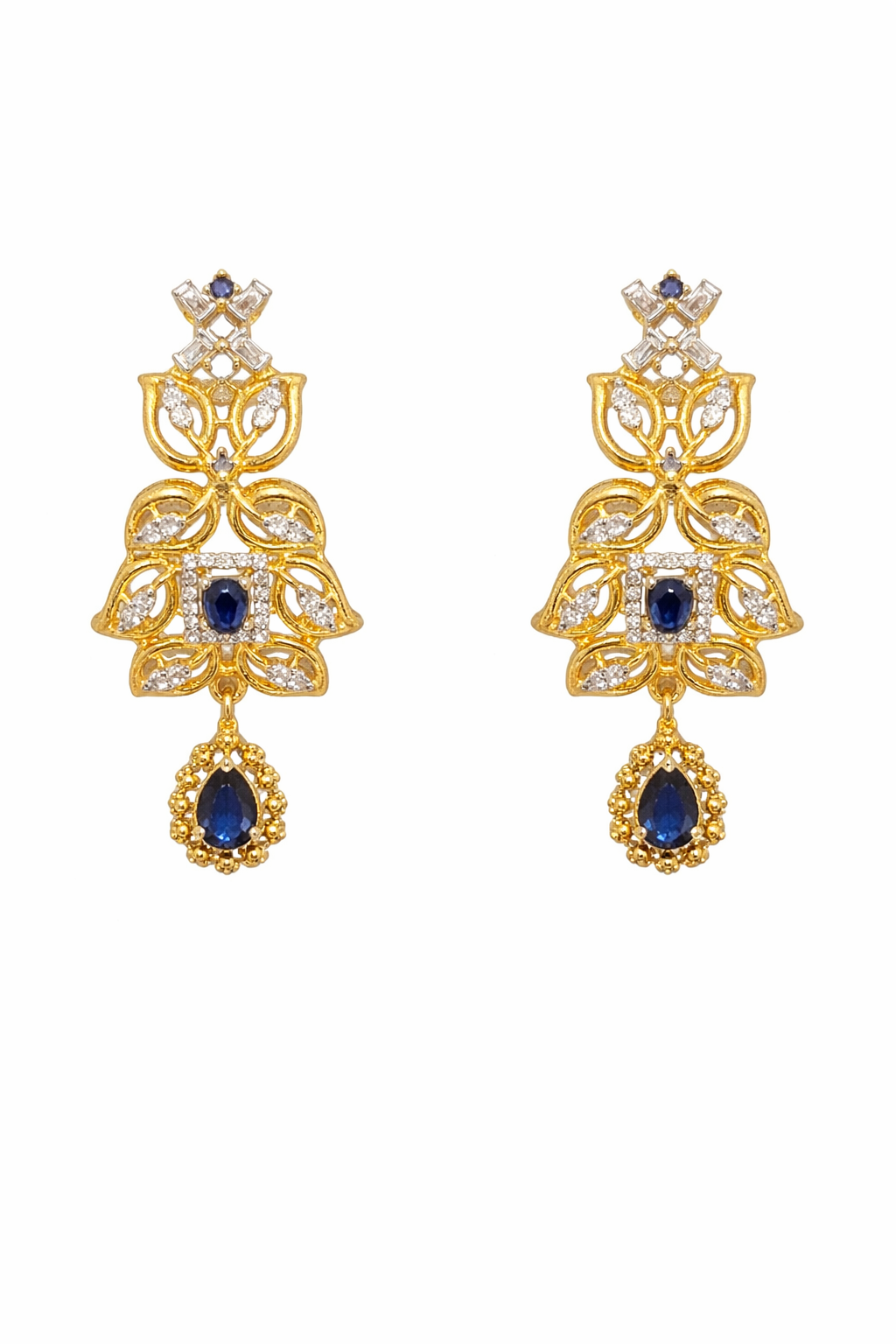 Midnight Noor Blue Luxe Necklace Set