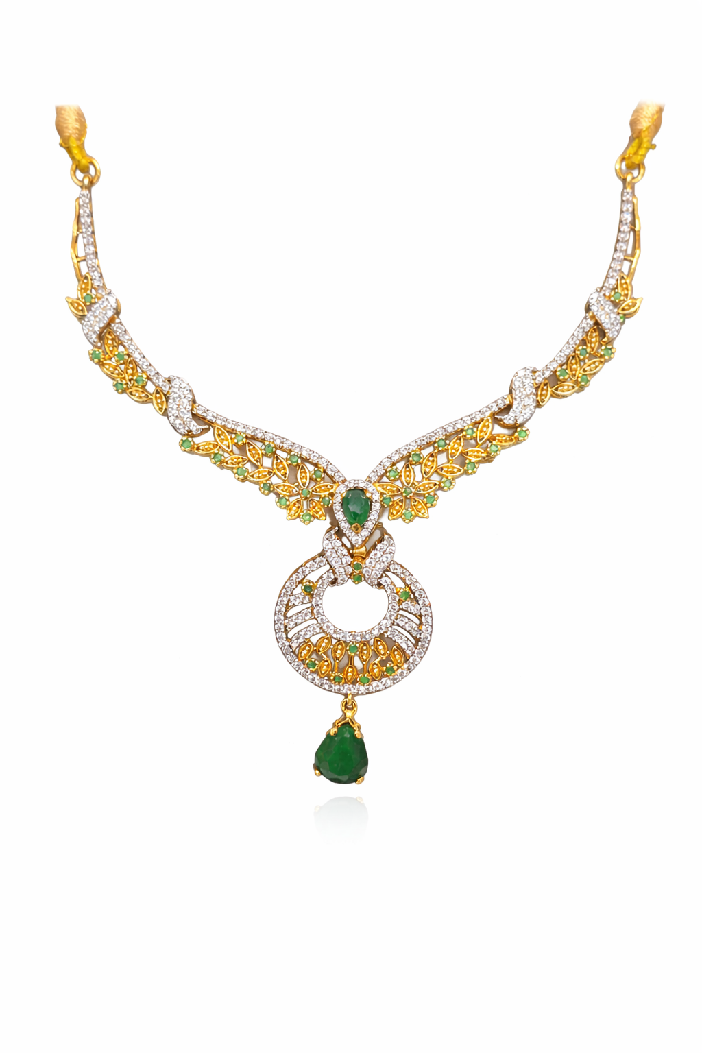 Zarqash Green Essence Necklace Set