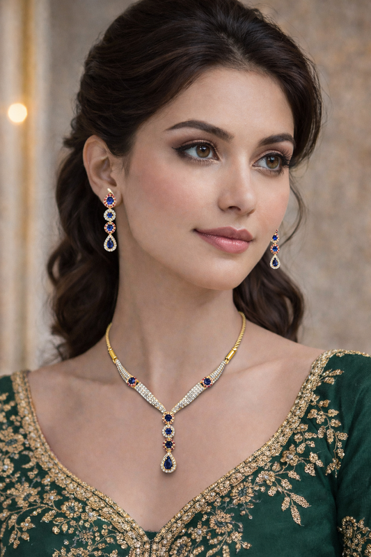 Midnight Blue Luxe Necklace Set