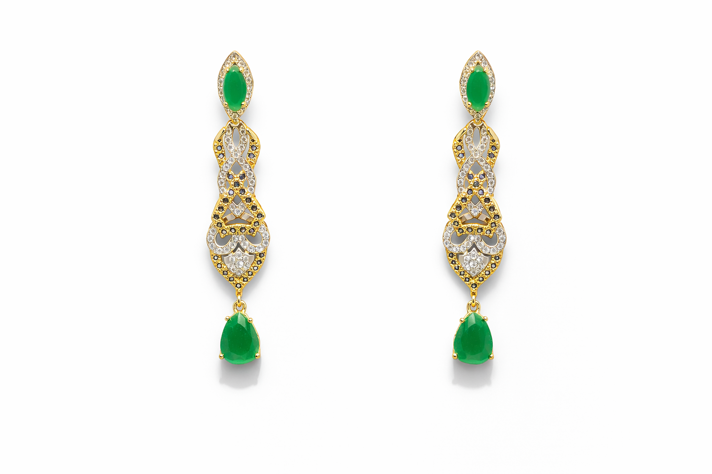 Zarqash Green Royale Necklace Set