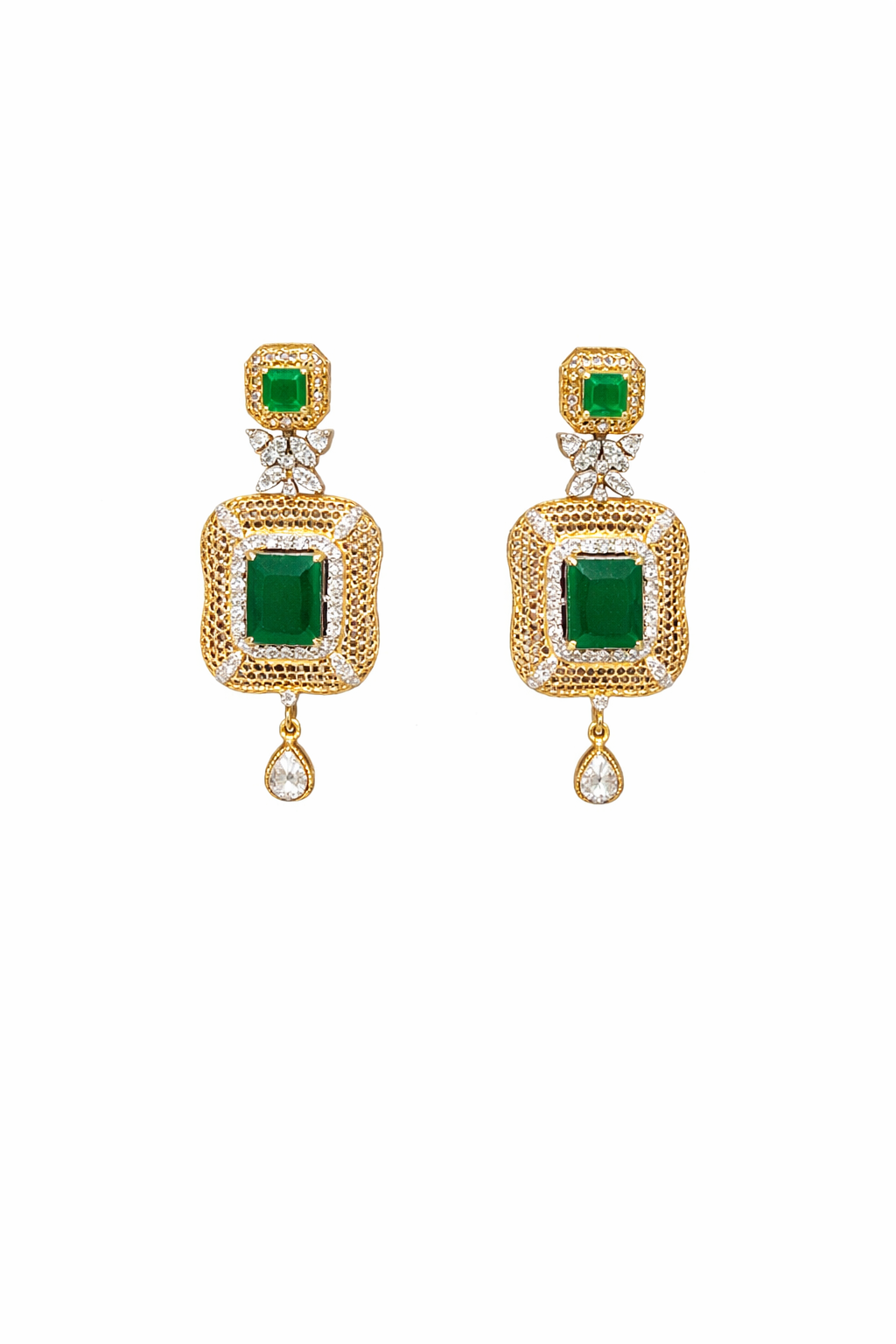 Zamora Luxe Green Radiance Necklace Set