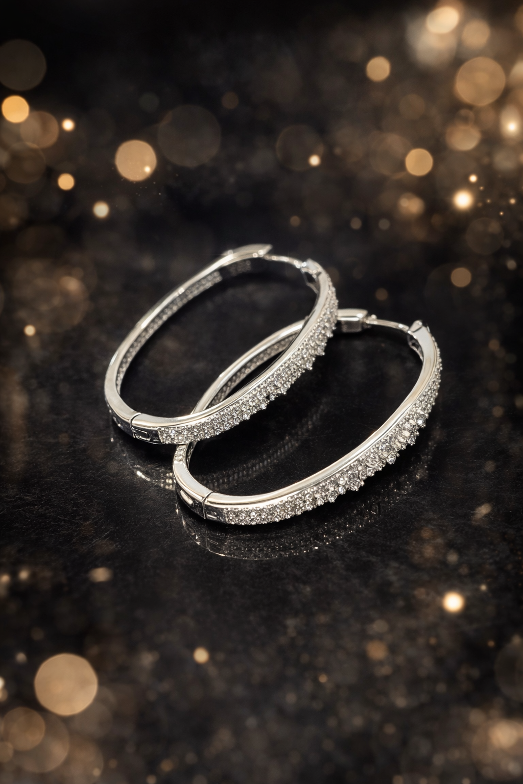 Imperial Radiance Hoop Earrings