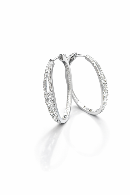 Imperial Radiance Hoop Earrings
