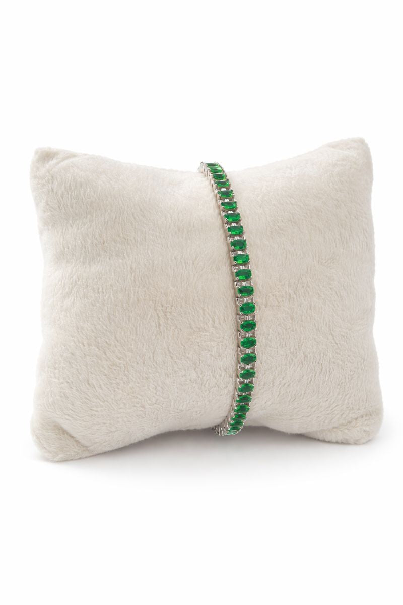 Royale Green Tennis Bracelet