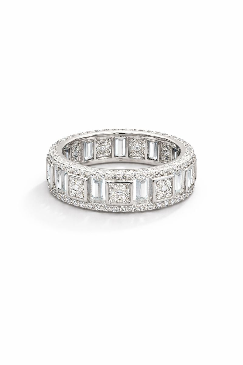 Aurora Luxe Zircon Eternity Band