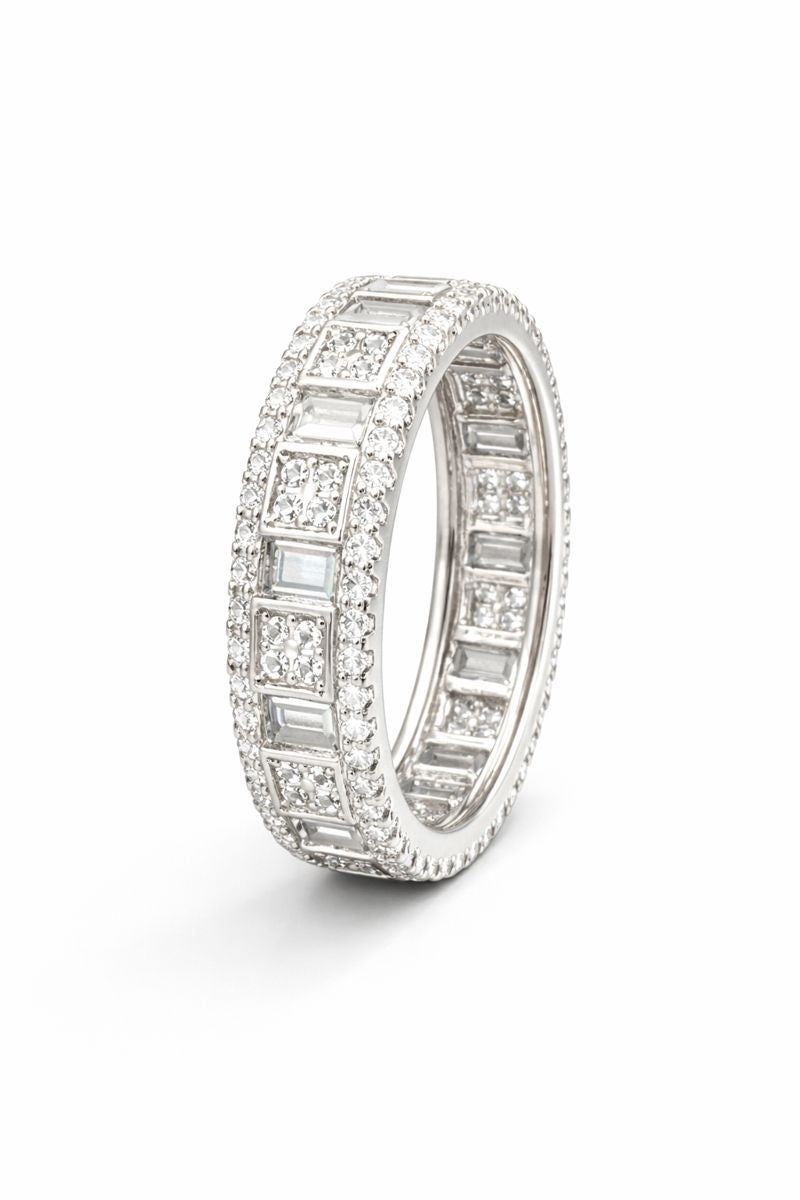 Aurora Luxe Zircon Eternity Band