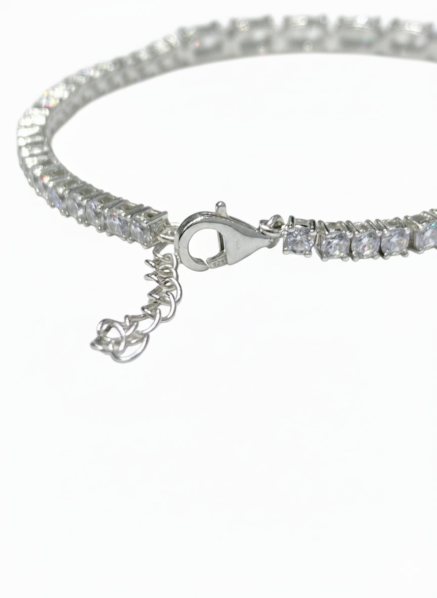 Lumière Square-Cut Tennis Bracelet