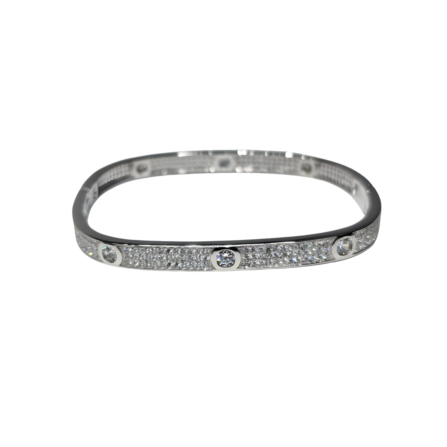 Luxe Linea Zircon Bangle
