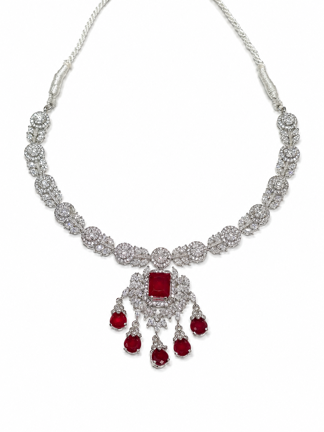 Ruby Royal Necklace Set