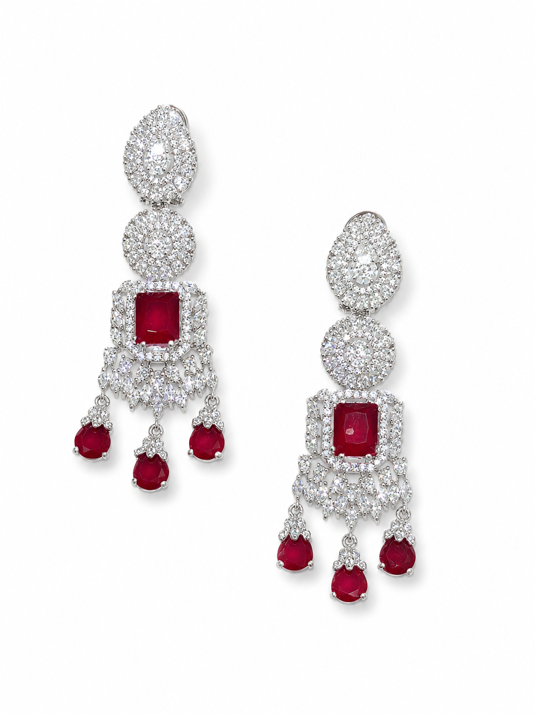 Ruby Royal Necklace Set