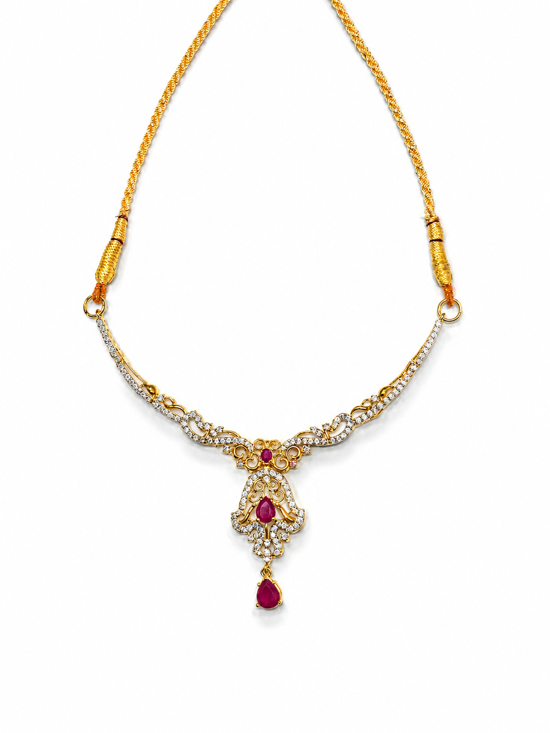 Crimson Necklace Set