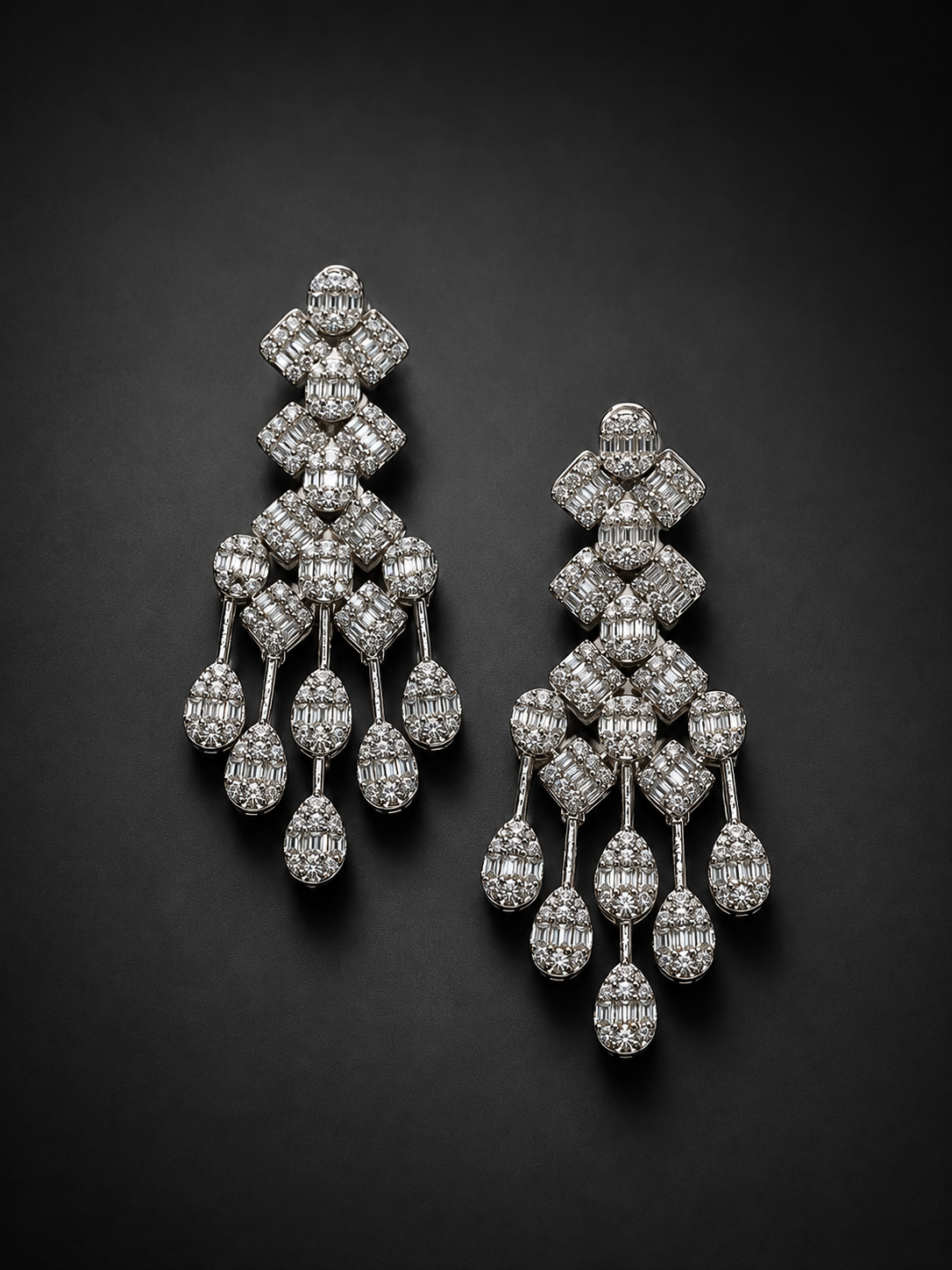 Celeste 925 Sterling Silver Bridal Necklace Set